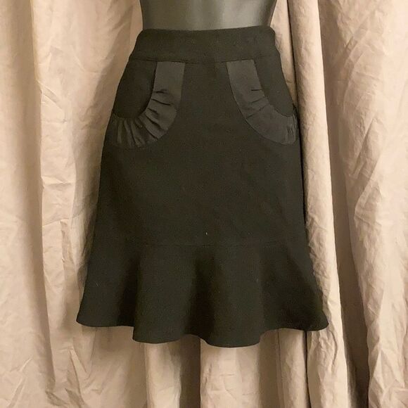 Etcetera 100% wool flounce skirt - Picture 1 of 3